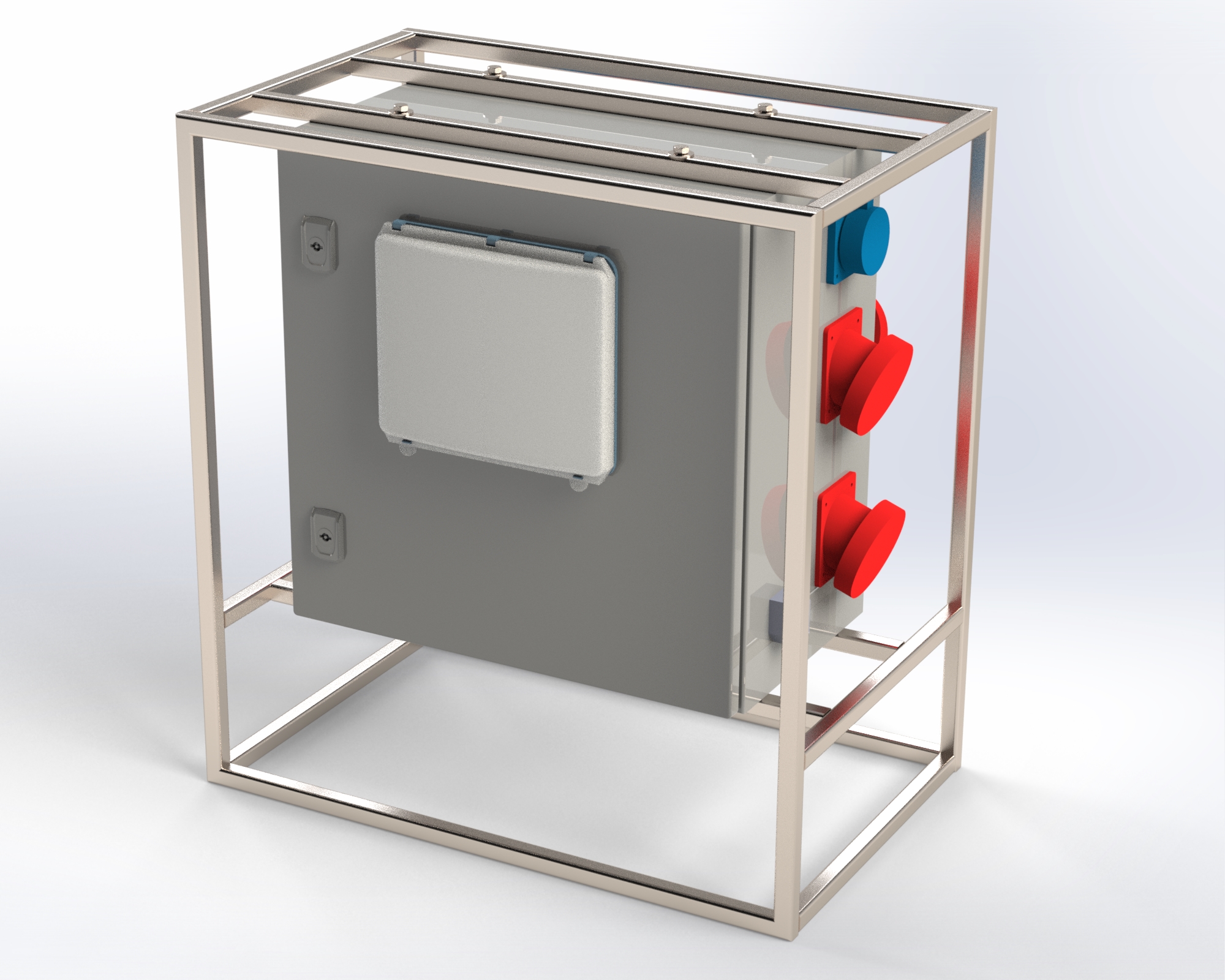 带插座的紧凑型保护电气面板 IP55